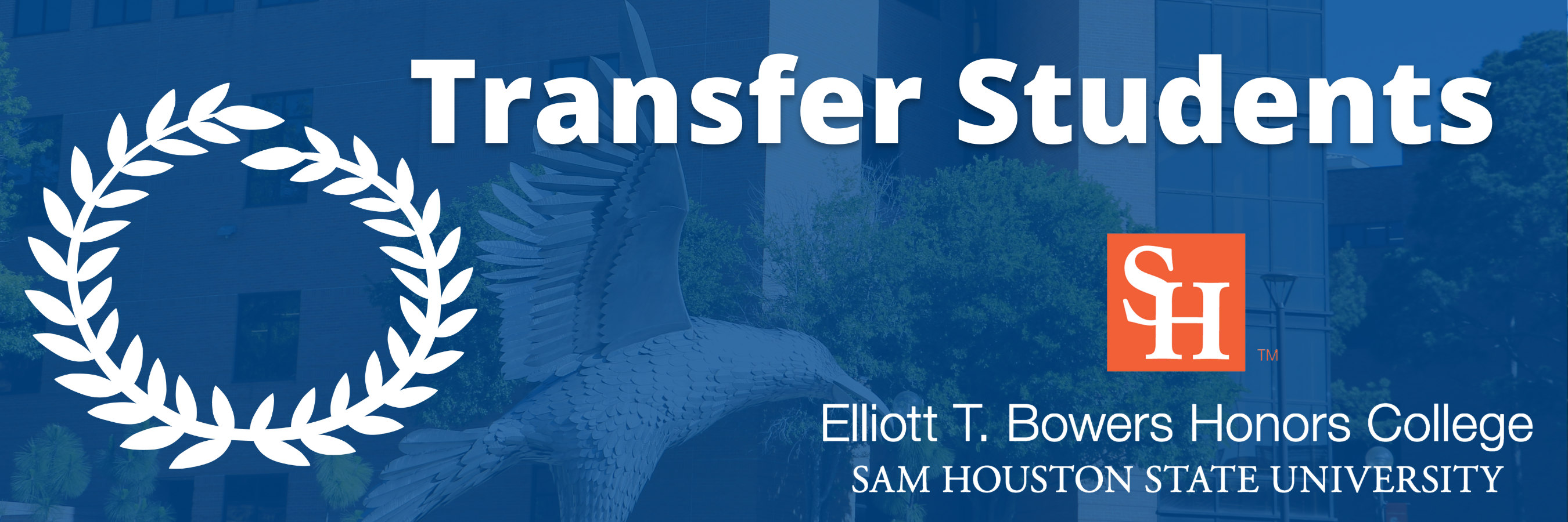 Transfer Students Welcome Web Banner